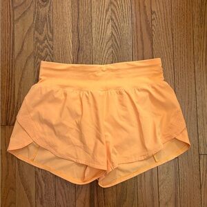 Calia Kick It Up Performance 3” Inseam Athletic Shorts in Cantaloupe